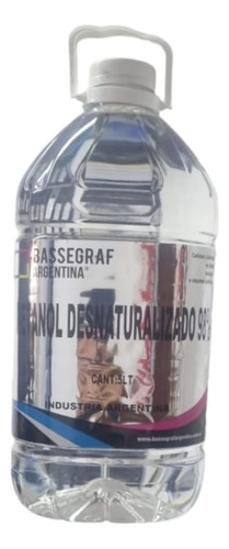 Metanol - Alcohol Metilico  Desnaturalizado 98% X (x 5 Lts)