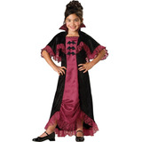 Disfraz Importado Para Niña Halloween Midnight Vampiress