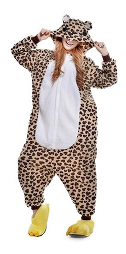 Pijama Kigurumi 12808 Leopardo Adultos Talle S - M - L - Xl