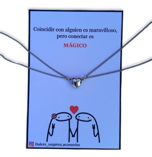 Collar Iman Corazón Para Compartir