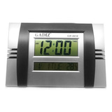 Reloj Digital De Pared Buro Con Alarma Temperatura Fechador 