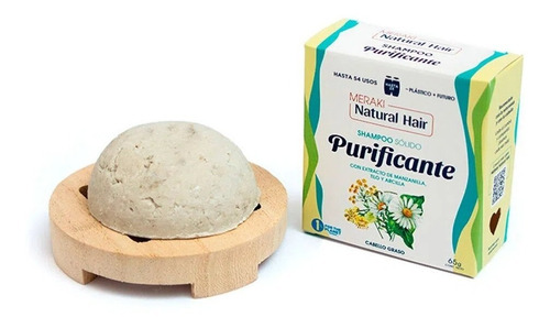 Meraki Shampoo Solido Purificante 65 Grs