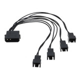 Adaptador Multi-fan P/ 4 Coolers X4 Splitter Molex 3/4 Pin