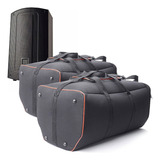 Kit 2 Case Bolsa Bag Capa P Jbl Max 12 Espumada Alças Fortes