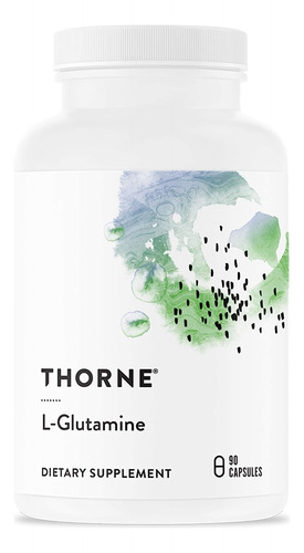 Thorne L-glutamine L-glutamina Aminoácidos 90 Cápsulas