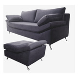 Sillon Sofa 3c + Camastro Premiun Chenille Antidesgarro 