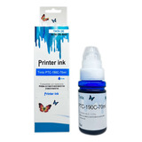 Botella De Tinta Compatible Canon 190c Cian G1100 G2100 