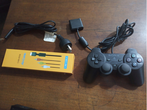 Sony Playstation 2 Slim Funciona Todo Pendrive 64gb Juegos