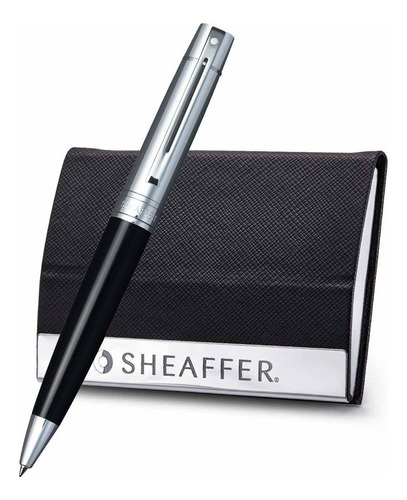 Conjunto Sheaffer (esferográfica + Porta Cartão) Gift 300