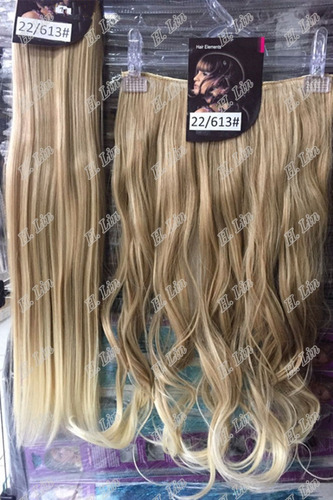 Cabelo Tic Tac 60cm Fibra Organico Loiro Perola Ombre 22/613