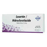 Losartán / Hidroclorotiazida 50/12.5mg C/30 Tabs Ultra