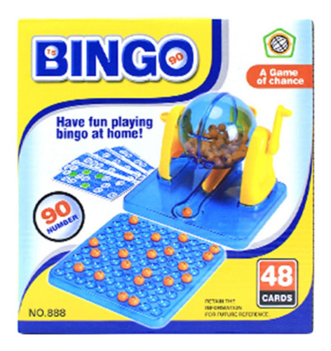 Juego De Mesa Bingo 48 Cartones Con Bolillero