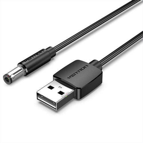 Cabo De Energia Usb Para Dc De 5,5mm 3a 50cm Vention 5v