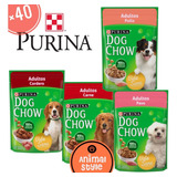 Sobres Dog Chow Paquete Con 40 Sabores Surtidos 