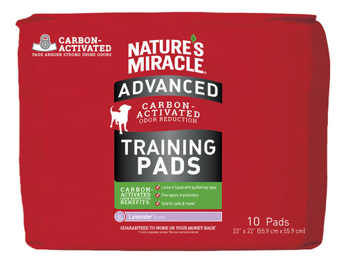 Pañales Entrenamiento Natures Miracle 10 Und Carbon Activado