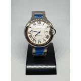 Reloj Compatible Con Cartier Ballon Bleu Para Hombre 
