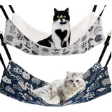 Hamaca De Gato Jaula Colgante Reversible 2pack,cama Ham...