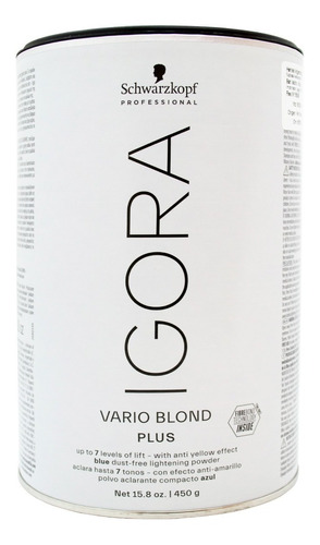 Schwarzkopf Igora Vario Blond Plus Polvo Decolorante Local