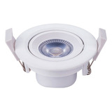 Spot Embutido Panel Led Cob Redondo Extra Chato 3w