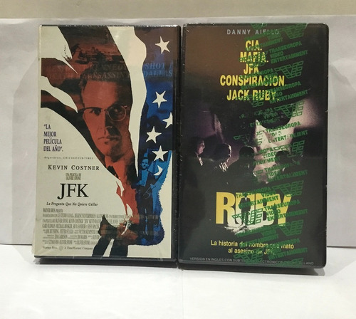 Jfk Kevin Costner Ruby Cia Mafia 2 Vhs Nuevos Originales