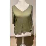 Jazmin Chebar Blusa De Viscosa T3 Súper Fresca Impecable