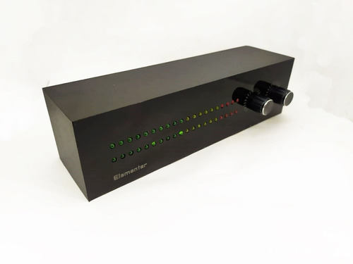 Vu Meter 20 Leds Estéreo Por Canal Para Amplificador Rca