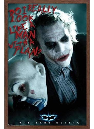 Dc Comics - The Dark Knight - The Joker - Man With Plan...