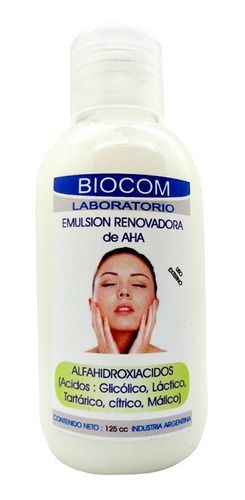 Emulsión Renovadora Aha 15% X 125 Gr Antiage Facial Biocom