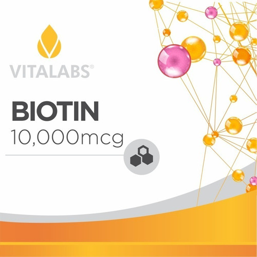 Vitalabs I Biotin I 10,000mcg I 90 Capsulas I Importado