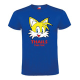 Poleras Sonic Miles Tails  The Fox Adulto/ Niñ@s