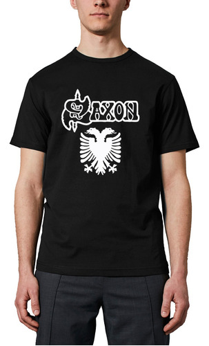 Camiseta Unissex Show Saxon Banda Heavy Metal Personalizado 