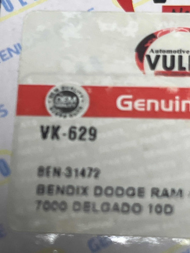 Bendix Dodge Ram Fird 7000 Diesel 10 Dientes 28 Mt Foto 5