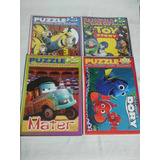 Puzzles X4 ( 20 Piezas Cada Uno ) Con Lamina Para Colorear