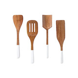 Cucharas De Madera Folkulture Cocinar, Juego De 4 Utens...