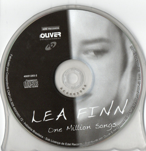 Cd Lea Finn, One Million Songs