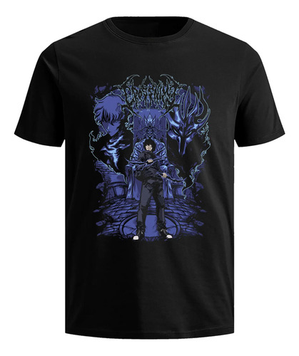 Playera Solo Leveling Anime Manga Sung Jinwoo Igris Camiseta | Envío gratis