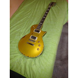 Guitarra Ltd Ec-256 Aged Vintage Gold Les Paul Permuto
