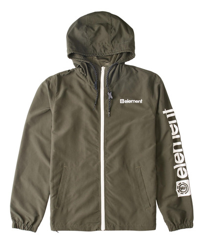 Chaqueta Cortaviento Hombre Alder G Wind Verde Element