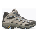 Botín Impermeable Mujer Moab 3 Mid Gtx Café Merrell