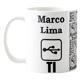 Caneca Personalizada Linguagens Tecnologia Da Informação