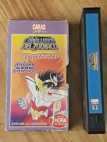 Caballeros Del Zodiaco La Pelicula / Contratacan / Caras Vhs