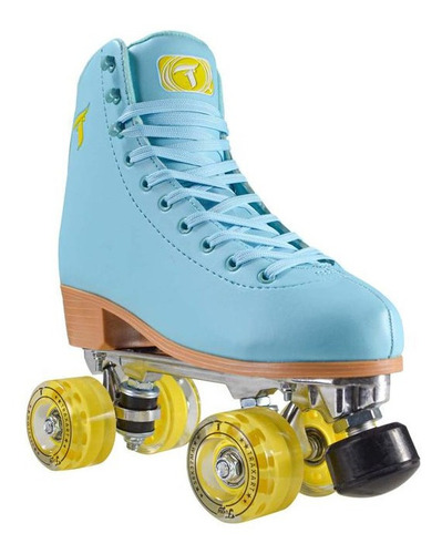 Patins Quad Traxart Foxxy Azul 58mm  Abec-5 + Brinde