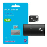 Multilaser Mc162 16gb  Micro Sd Pendrive