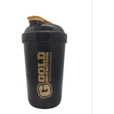 Shaker Vaso Mezclador A Rosca C/rejilla Anti Grumos - Gold