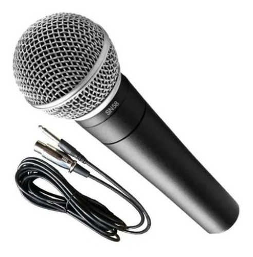 Microfono Dinamico Hügel Sn-58h Profesional Con Cable