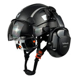 Casco De Seguridad Industrial Safebuilder Con Visera, Orejer