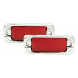 Paq 2 Plafones Laterales Plasma Gel Rojo 12-24 V Tunelight