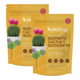 Sustrato Cactus Y Suculentas 2.5l Ekologi (paquete 2 Bolsas)