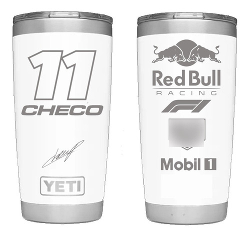 Termo Checo Perez Racing Yeti 20 Oz Grabado Láser