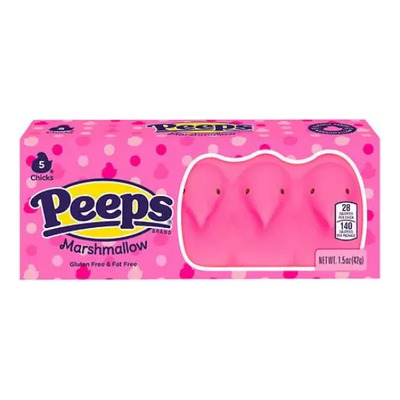 Malvavisco Peeps Chicks 5 Unidades Sin Gluten 42g | MercadoLibre